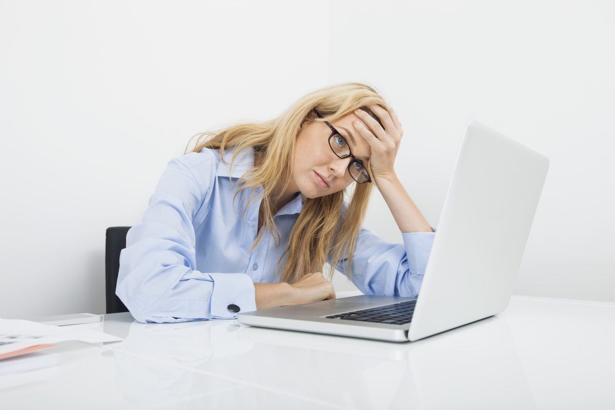 bussiness woman frustrated with white hat link building